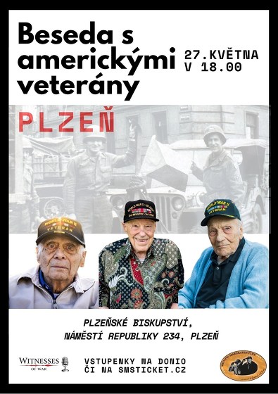Plakát události Beseda s americkými veterány Plzeň