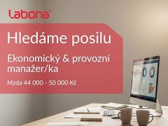 Labona s.r.o. nabízí práci na pozici Ekonomický a provozní manažer/ka v obci Rosice