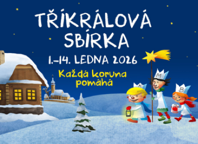 Plakát události Tříkrálová sbírka 2026