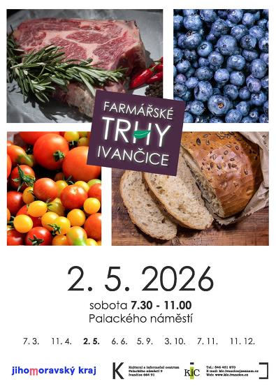 Plakát události Farmářské trhy v Ivančicích