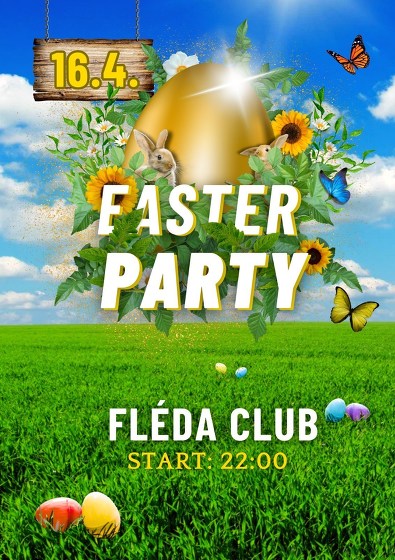 Plakát události Easter party