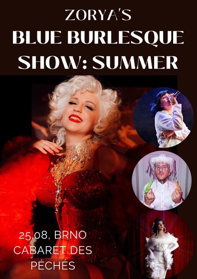 Plakát události Blue Burlesque Show: Summer
