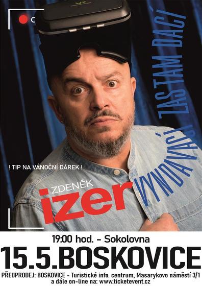 Plakát události Zdeněk Izer - Vyndavací, zas tam dací