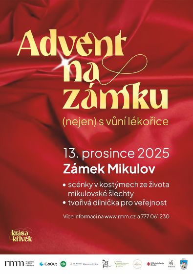 Plakát události Advent na zámku (nejen) s vůní lékořice