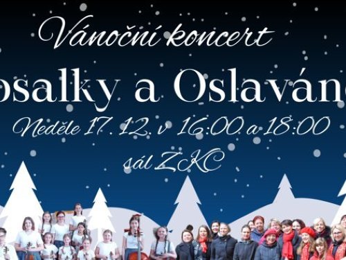 Plakát události Vánoční koncert: Rosalky a Oslavánek