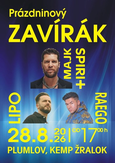 Plakát události Prázdninový Zavírák