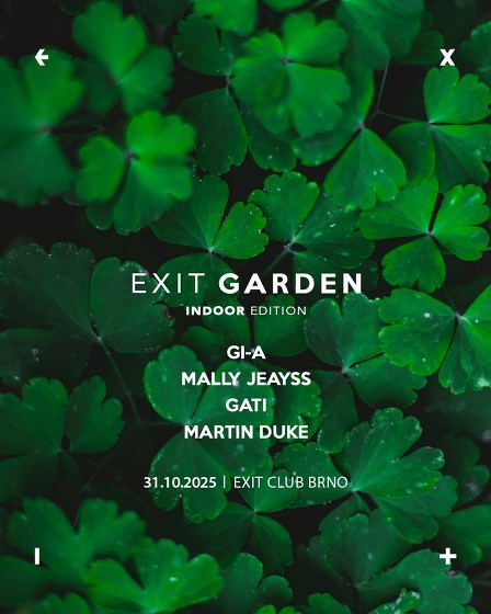 Plakát události EXIT Garden [Indoor edition]