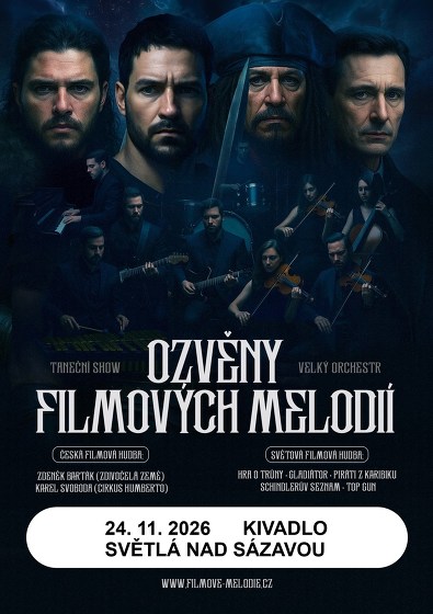 Plakát události Ozvěny filmových melodií