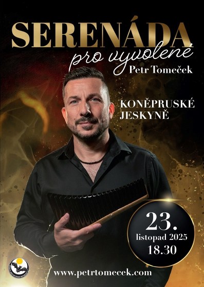 Plakát události Petr Tomeček / Serenáda pro vyvolené