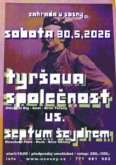 Plakát události Tyršova společnost + Septum šejdrem