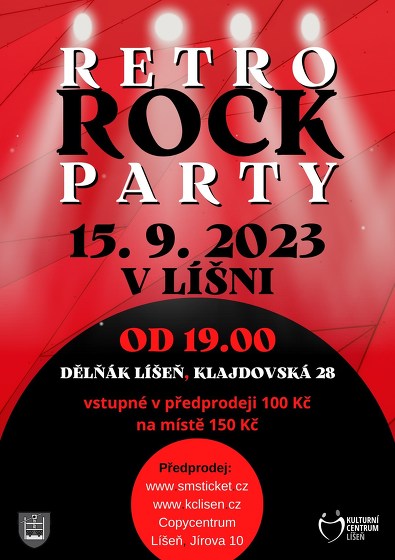 Plakát události Retro Rock Party