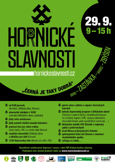 Plakát události Hornické slavnosti, sobota 29.9.