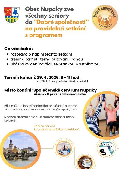 Plakát události Dobrá společnost