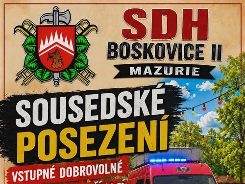 Plakát události Sousedské posezení, Boskovice