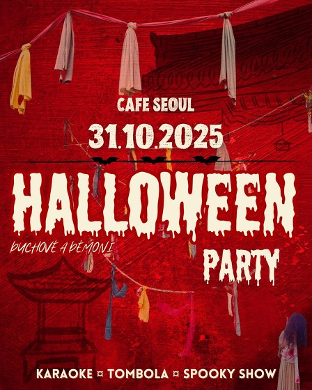 Plakát události Halloween Duchové a démoni