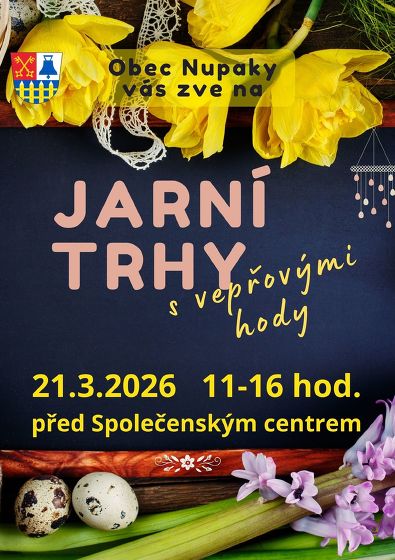 Plakát události Jarní trhy s vepřovými hody v Nupakách