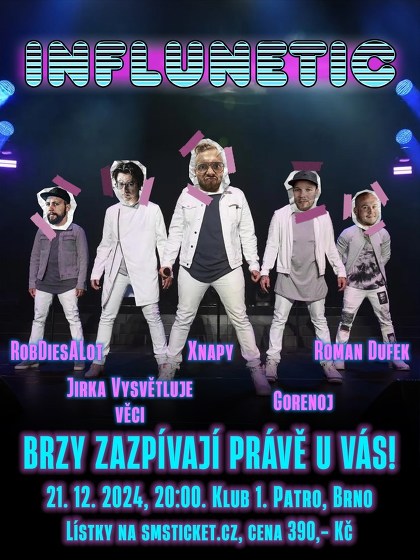 Plakát události Vánoční večírek s Influnetic
