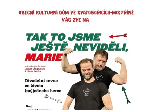 Plakát události Tak to jsme ještě neviděli, Marie