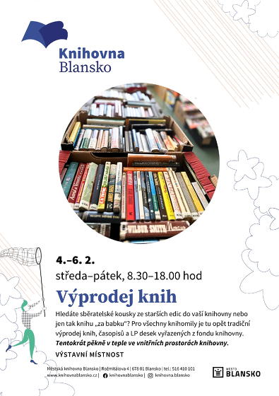 Plakát události Výprodej knih