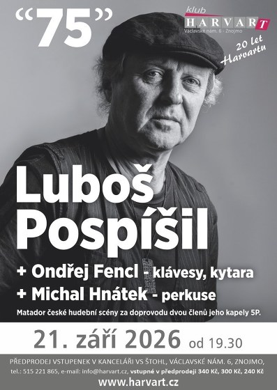 Plakát události Luboš Pospíšil 75