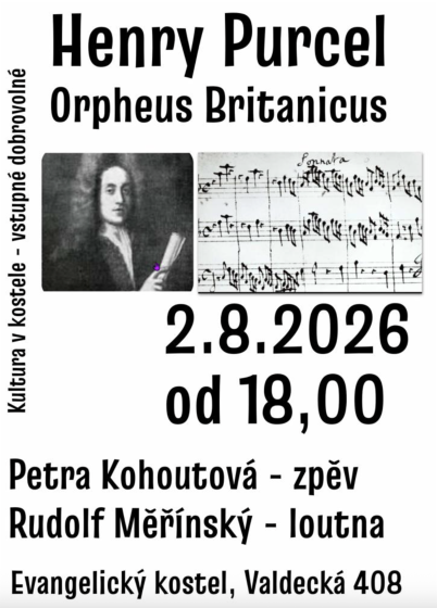 Plakát události Henry Purcell - Orpheus Britanicus