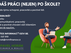 M&M Finance nabízí práci na pozici Hypoteční konzultant - hodně čerstvých kontaků, žádné navolávání přátel a rodiny v obci Beroun