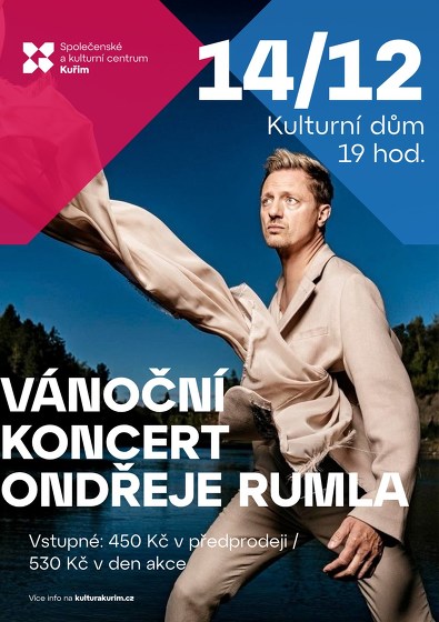 Plakát události Vánoční koncert Ondřeje Rumla