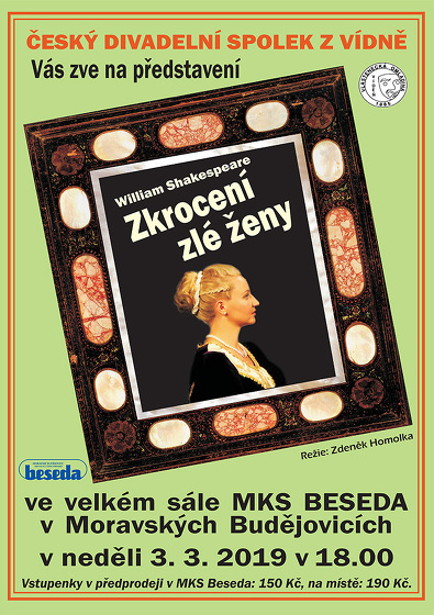 Plakát události Zkrocení zlé ženy