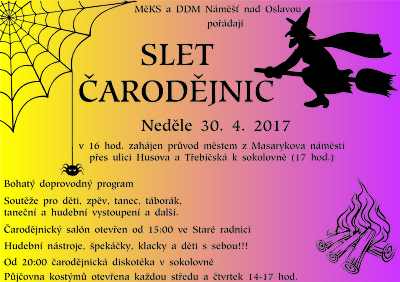 Plakát události Slet čarodějnic