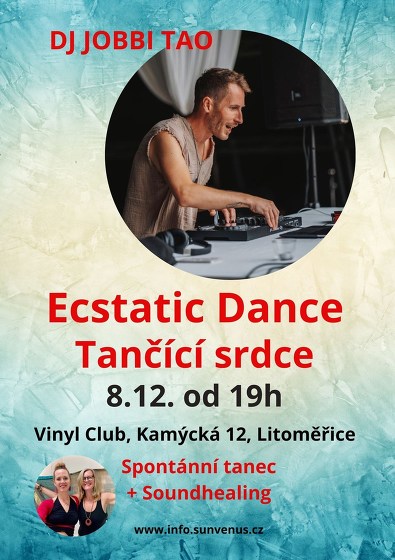 Plakát události Ecstatic Dance - Tančící srdce