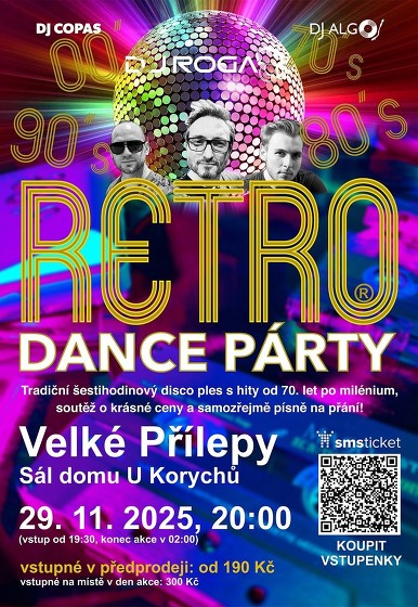 Plakát události Retro Dance Párty