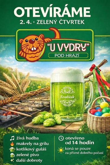 Plakát události Zelený čtvrtek - otevíráme, Boskovice