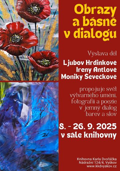 Plakát události Obrazy a básně v dialogu