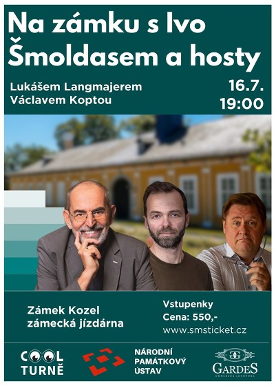 Plakát události Na zámku s Ivo Šmoldasem a hosty