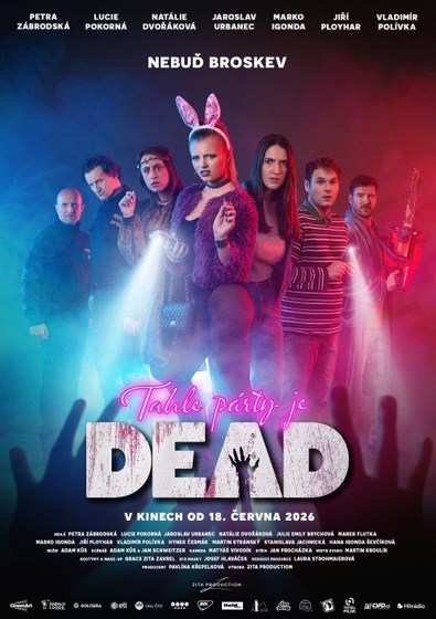Plakát události Tahle párty je DEAD - Letní kino Litoměřice