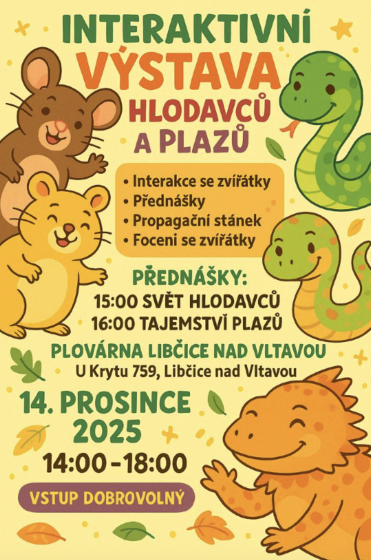 Plakát události Interaktivní výstava plazů a hlodavců