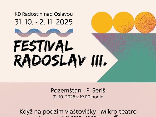 Plakát události Festival Radoslav III.