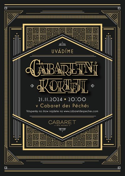 Plakát události Cabaretní koktejl