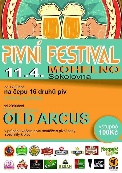 Plakát události Pivní slavnosti Mohelno