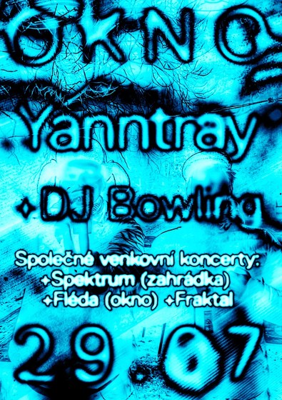 Plakát události OKNO: yanntray & DJ Bowling