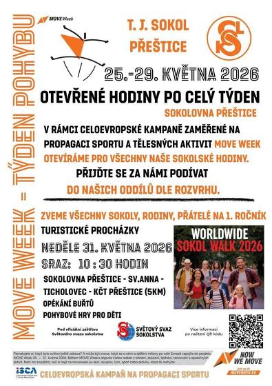 Plakát události Move Week - Týden pohybu