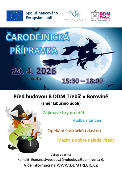 Plakát události Čarodějnická přípravka