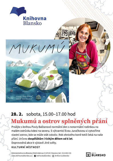 Plakát události Mukumú a ostrov splněných přání