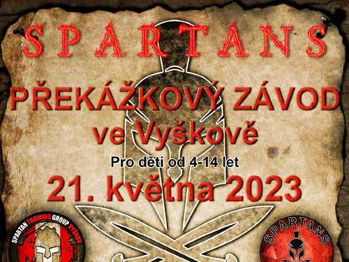 Plakát události Spartans závod - Hřiště Kačenec