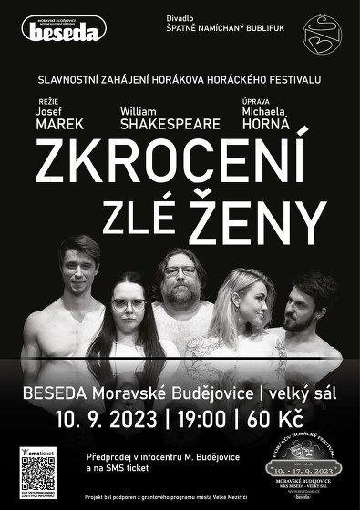 Plakát události Zkrocení zlé ženy