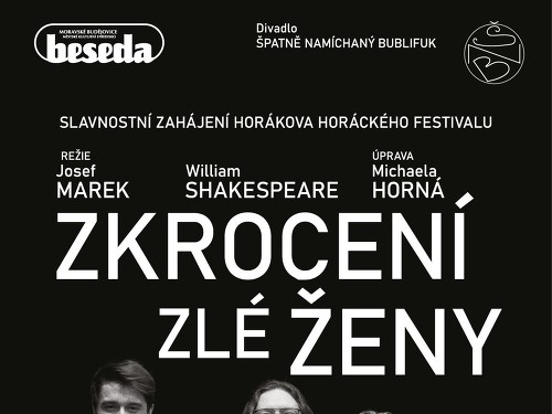 Plakát události Zkrocení zlé ženy