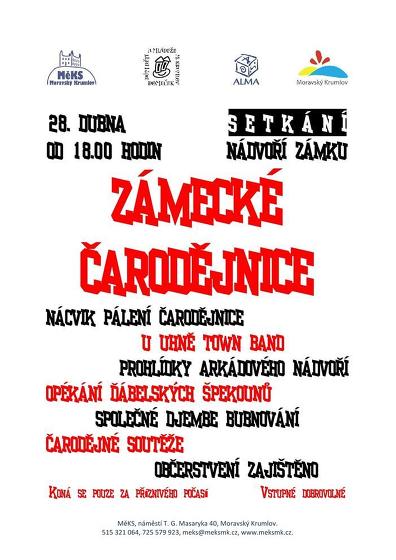 Plakát události Zámecké čarodějnice