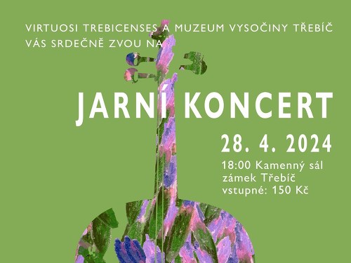 Plakát události Jarní koncert Virtuosi Trebicenses