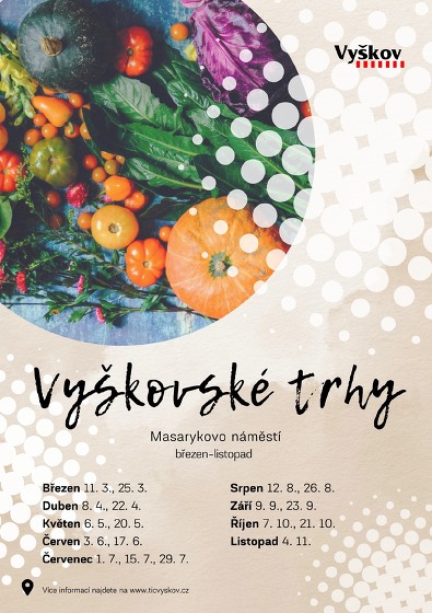 Plakát události Vyškovské trhy
