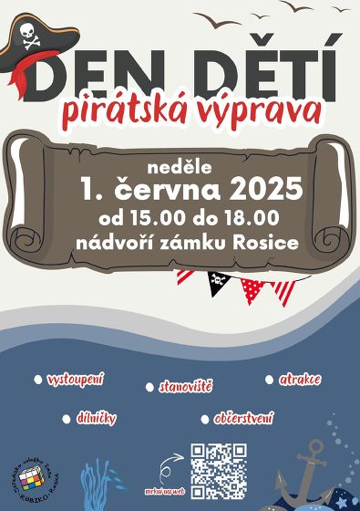 Plakát události Den dětí - pirátská výprava